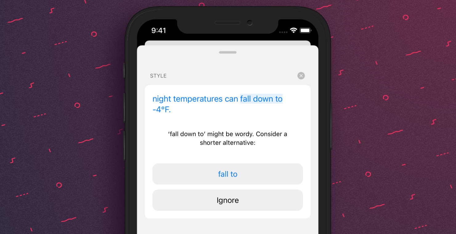 Grammar & Style Check (iOS)